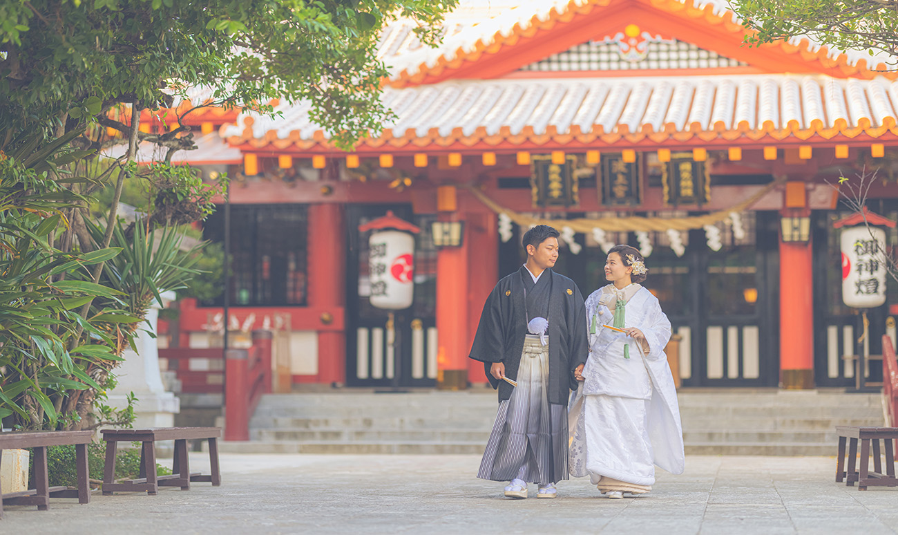 那霸：波上神社[日式服裝/神宮地點&海灘地點&工作室]